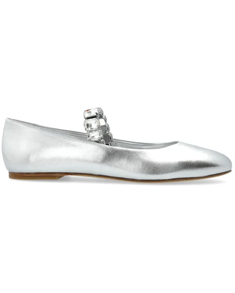 Casadei Poppy Ballerinas - Silber Silber