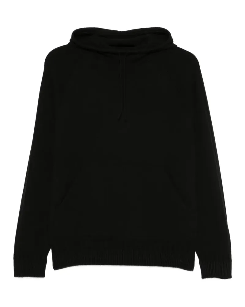 CFCL raglan-sleeve hoodie - Schwarz Schwarz