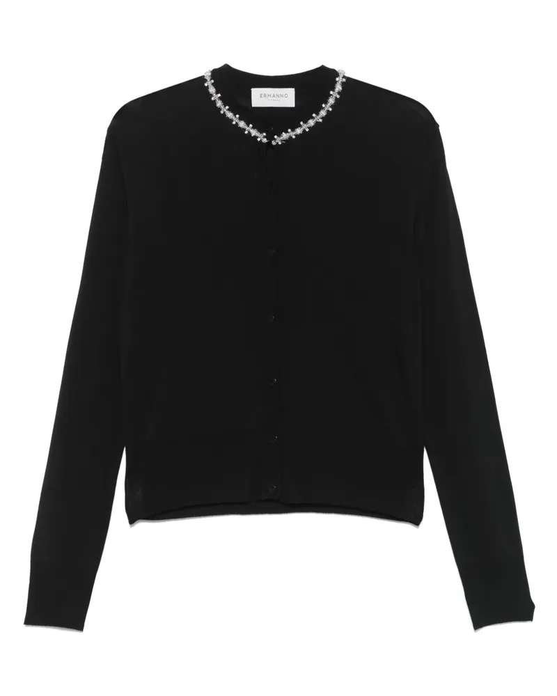 Ermanno Scervino Cardigan mit Kristallverzierung - Schwarz Schwarz