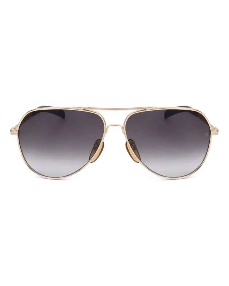 EYEWEAR by DAVID BECKHAM Getönte Pilotenbrille - Gold Gold