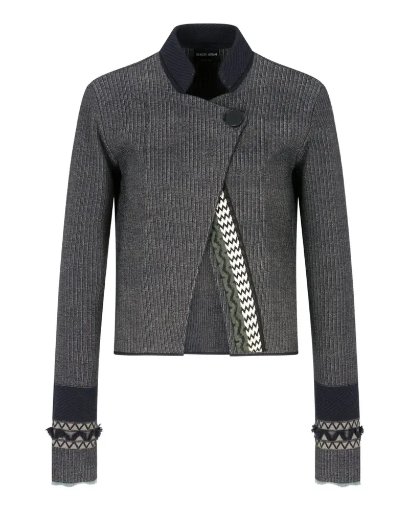 Giorgio Armani button patterned jacket - Grau Grau