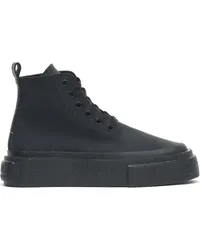 Maison Margiela High-Top-Sneakers aus Leder Schwarz