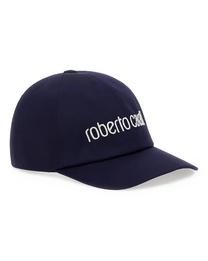 Roberto Cavalli Baseballkappe mit Logo-Stickerei - Blau Blau