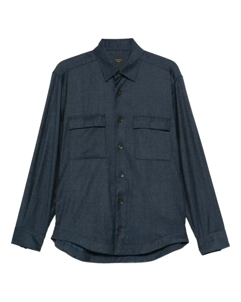XACUS Hemd mit Klappentasche - Blau Blau