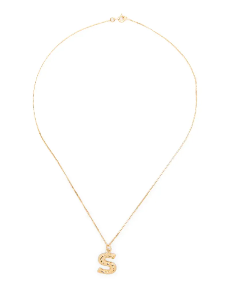 Completedworks S-pendant necklace - Gold Gold
