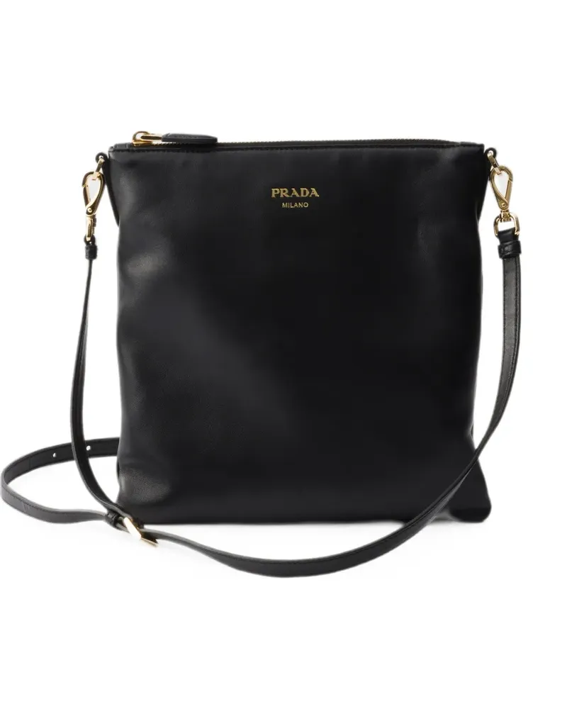 Prada nappa leather mini shoulder bag - Schwarz Schwarz