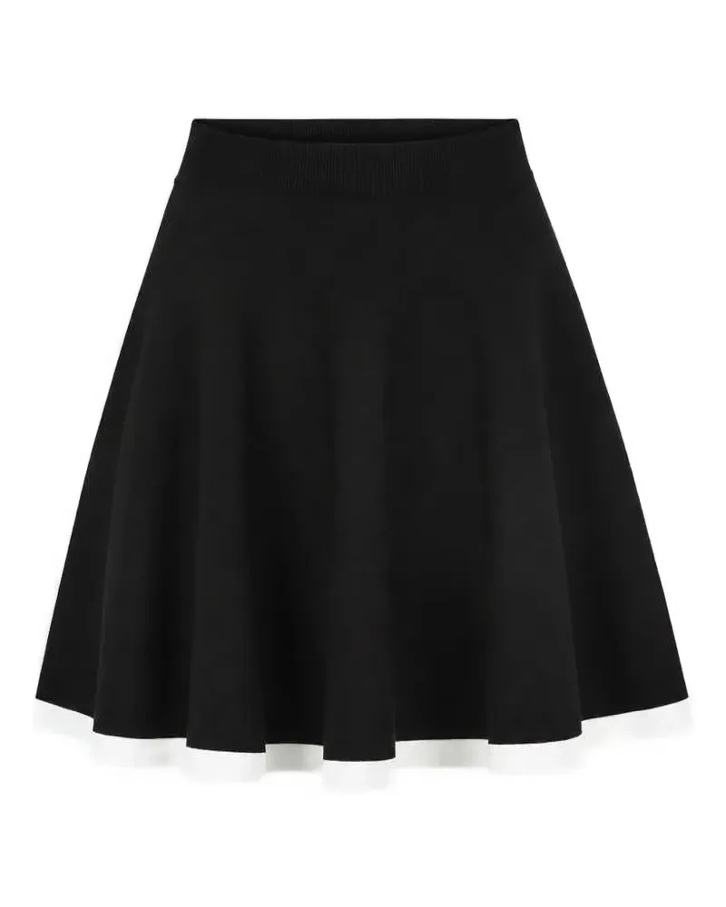Nina Ricci Minirock im Skater-Schliff - Schwarz Schwarz