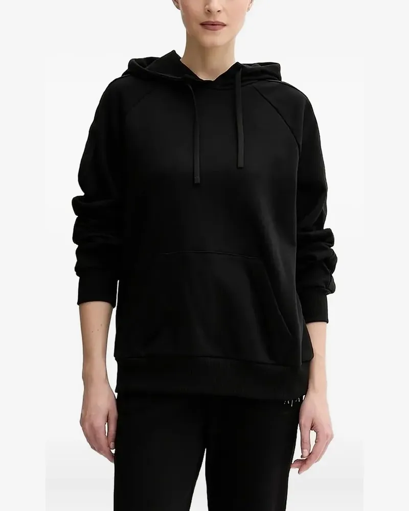 Armani Exchange Hoodie mit Reglan-Ärmeln - Schwarz Schwarz