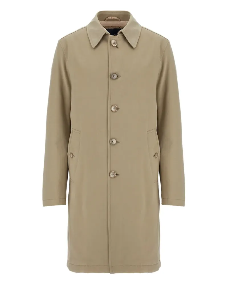 Herno Mantel mit Knopfverschluss - Nude Nude