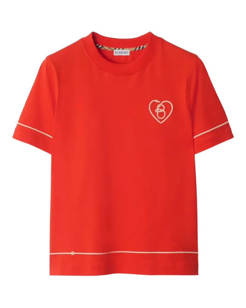 Burberry B Heart T-Shirt - Rot Rot