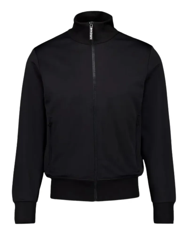 Palm Angels curved-logo track top - Schwarz Schwarz