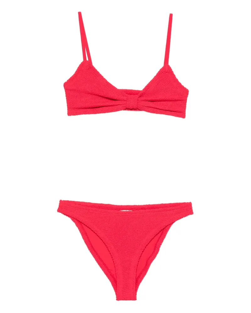 Hunza G Alicia Bikini mit Schleifeneffekt - Rot Rot