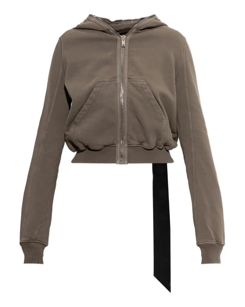 DRKSHDW by Rick Owens Cropped-Kapuzenjacke mit Reißverschluss - Braun Braun