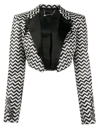 Philipp Plein Bolero Rock' Cropped-Jacke Schwarz