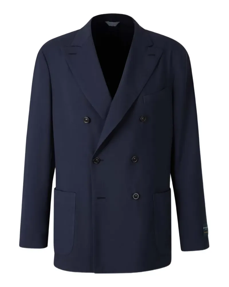 Boglioli double-breasted peak-lapel blazer - Blau Blau