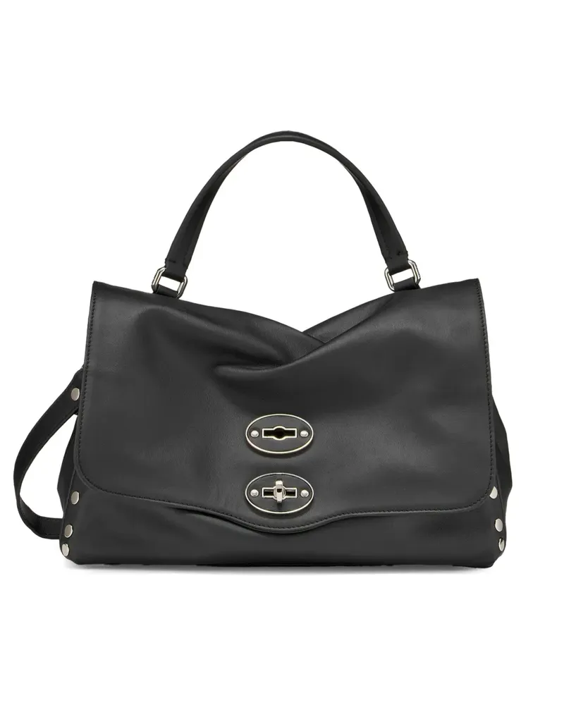 Zanellato Kleine Postina® Saeta Tote Bag - Schwarz Schwarz