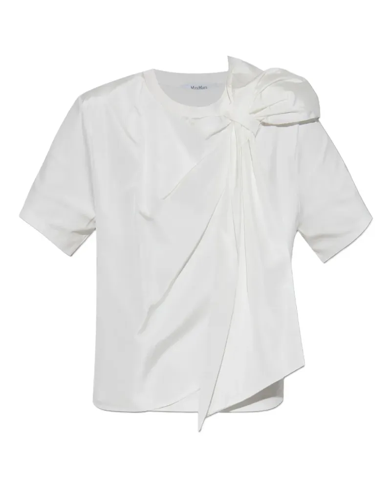 Max Mara Colle T-Shirt - Weiß Weiß