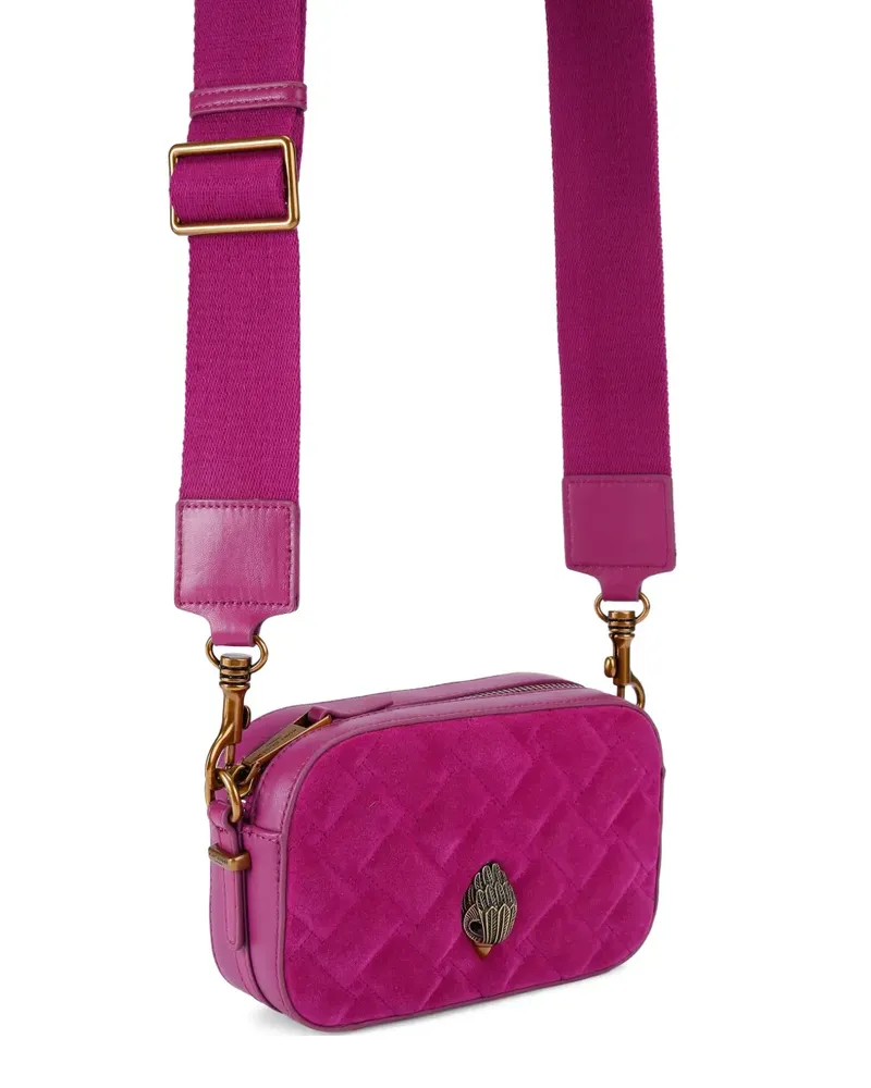 Kurt Geiger Kensington Kameratasche mit Steppung - Rosa Rosa