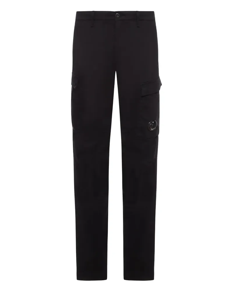 C.P. Company Cargohose mit Linsen-Detail - Schwarz Schwarz
