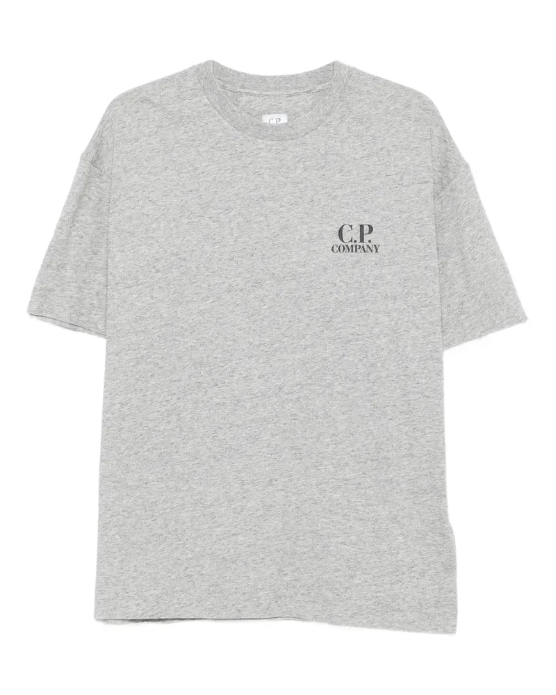 C.P. Company T-Shirt mit Logo-Print - Grau Grau