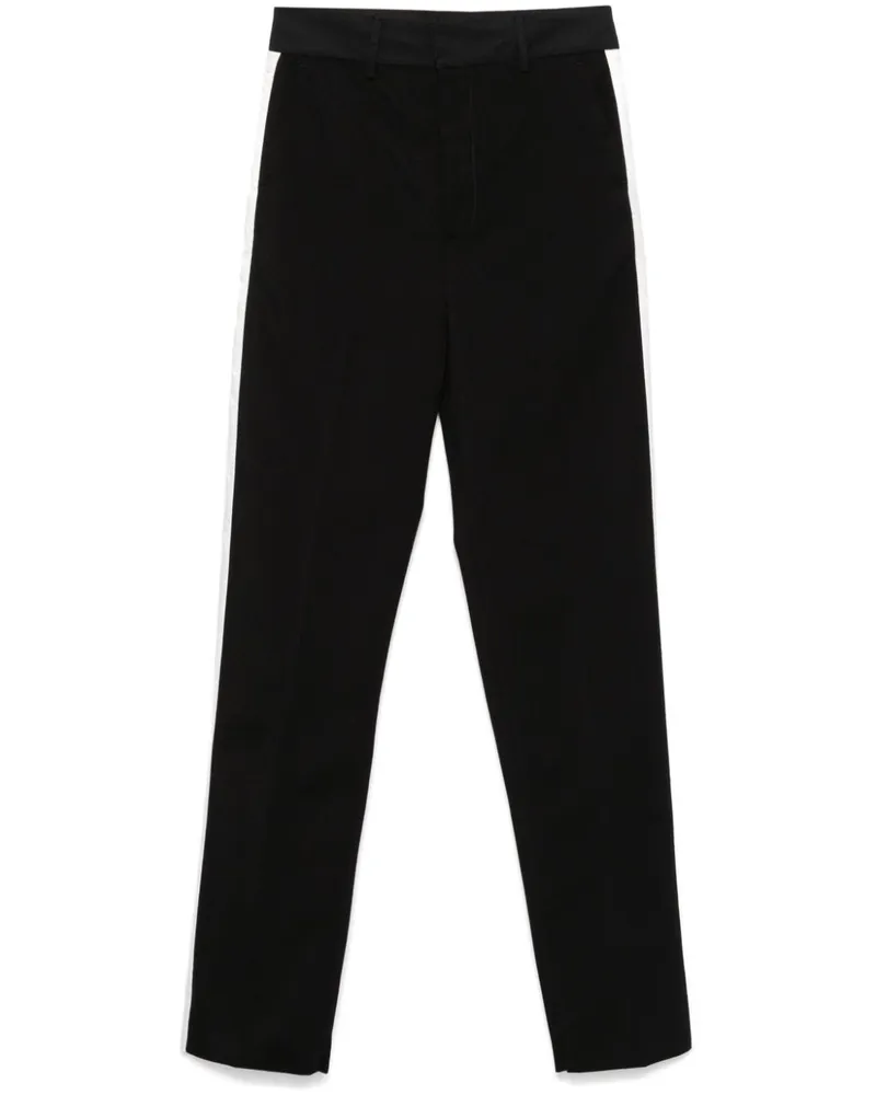 Meryll Rogge Hose aus Twill - Schwarz Schwarz