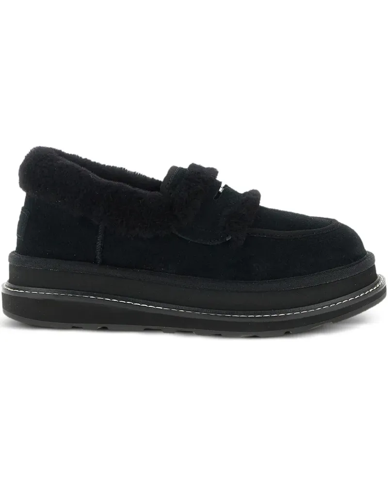 UGG x Sacai suede loafers - Schwarz Schwarz