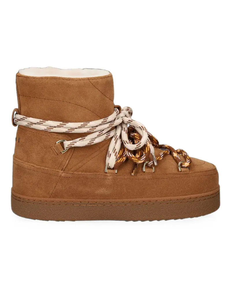 INUIKII Schnürstiefel aus Wildleder - Braun Braun