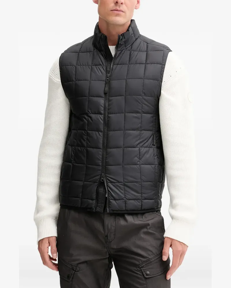 Didriksons 1913 Samuel quilted gilet - Schwarz Schwarz