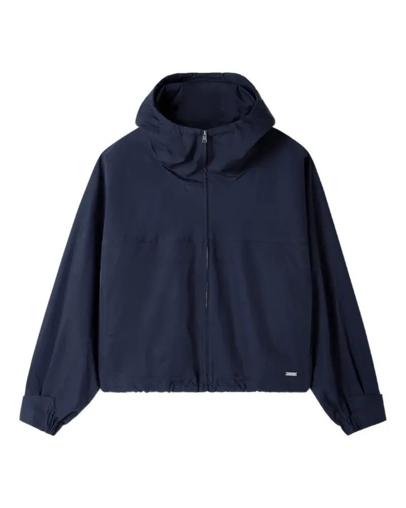 Sandro Kapuzenjacke mit Reißverschluss - Blau Blau