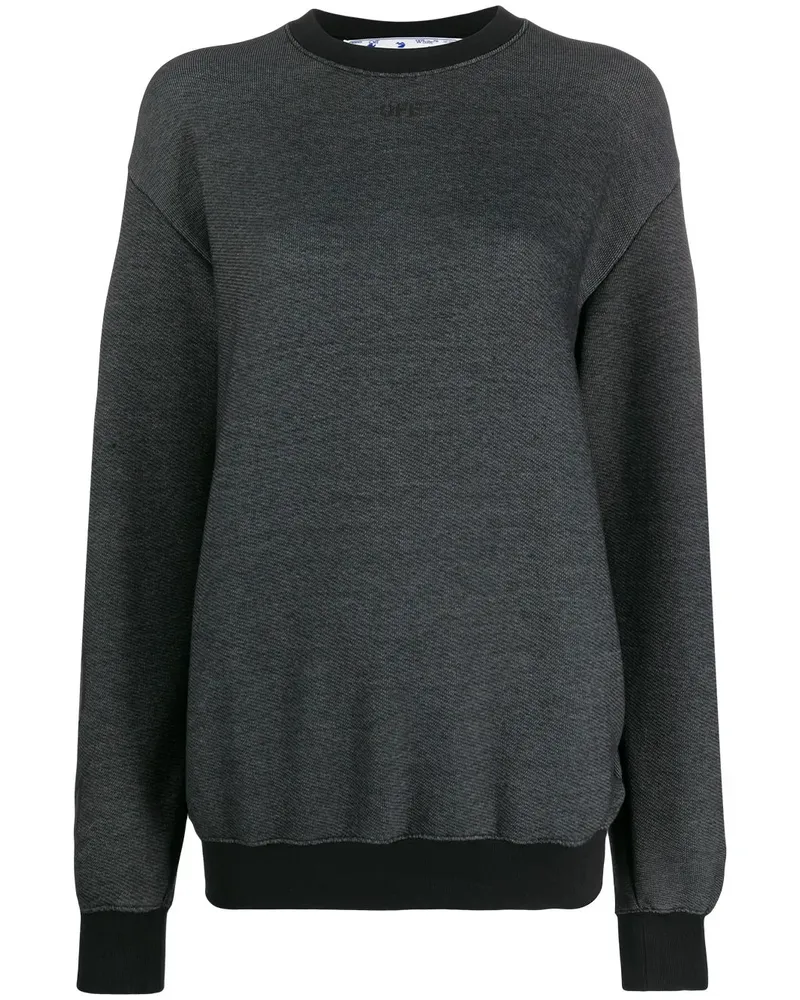 OFF-WHITE Sweatshirt mit Pfeilen - Schwarz Schwarz