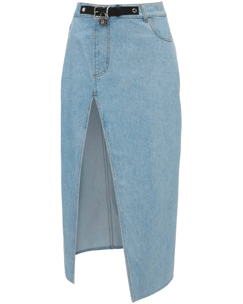 J.W.Anderson Asymmetrischer Jeans-Midirock - Blau Blau