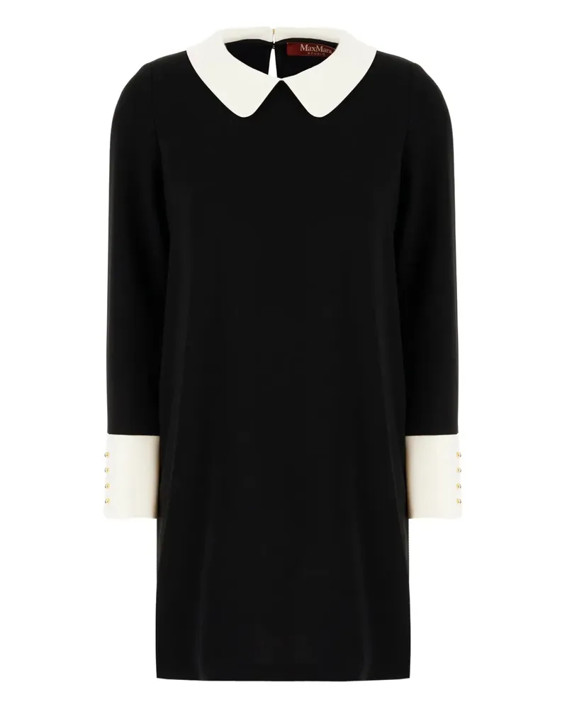 Max Mara Langärmeliges Minikleid - Schwarz Schwarz