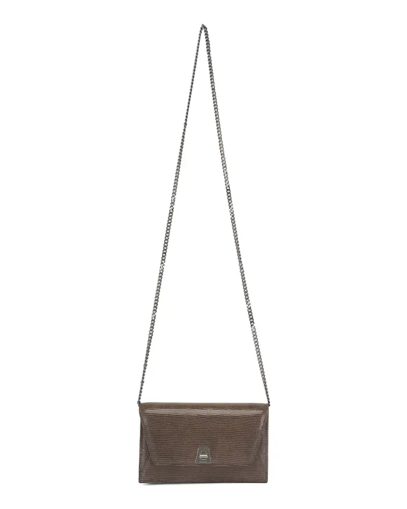 Akris Anouk Clutch in Kuvertform - Braun Braun