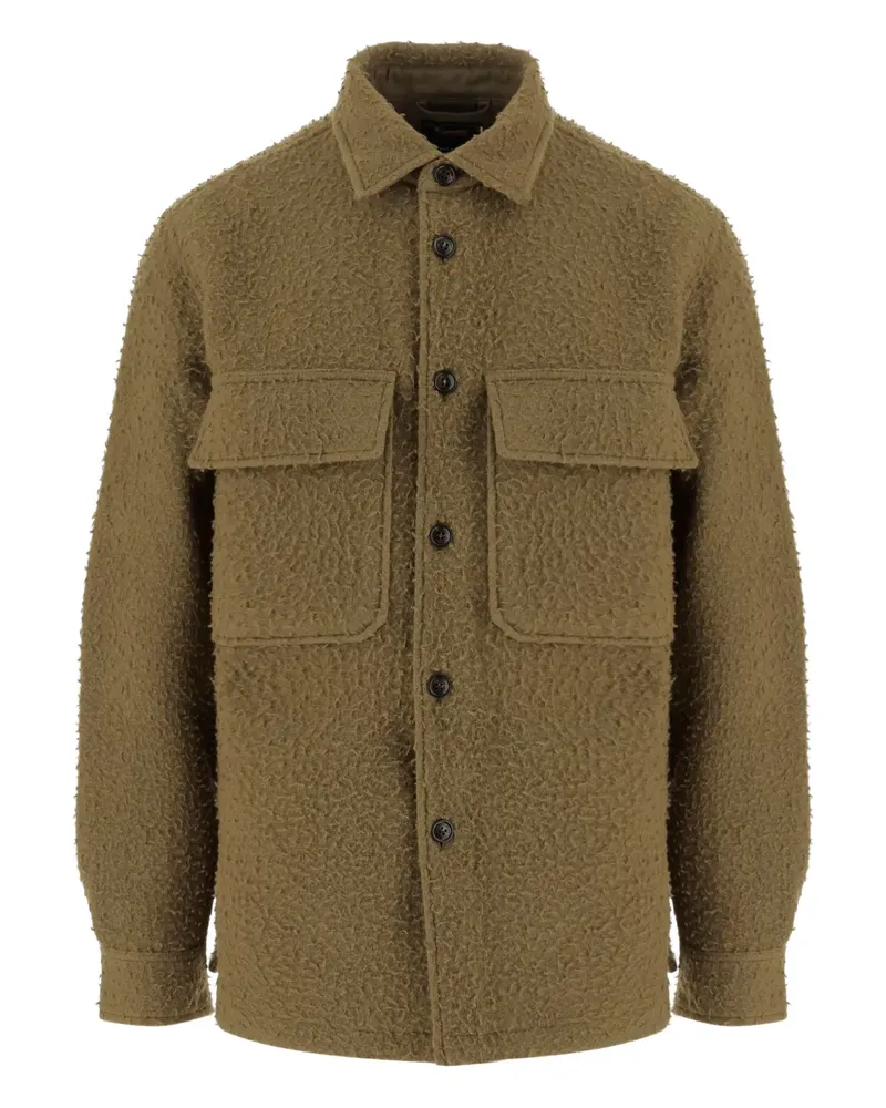Woolrich Hemdjacke mit Taschen - Grün Grün