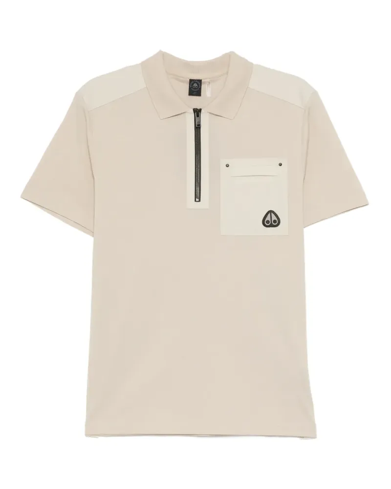 Moose Knuckles Dalon polo shirt - Nude Nude