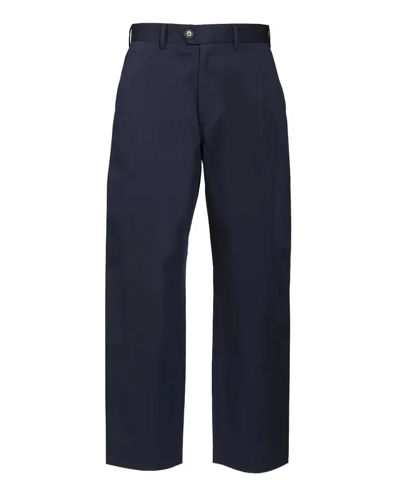 Paul Smith slub-texture trousers - Blau Blau