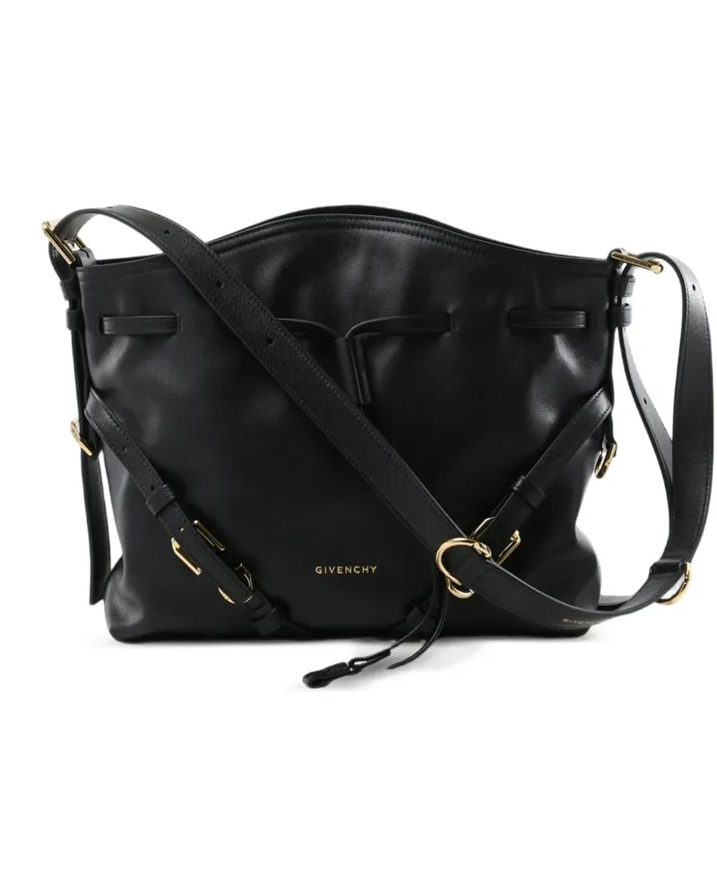 Givenchy small Voyou leather bucket bag - Schwarz Schwarz