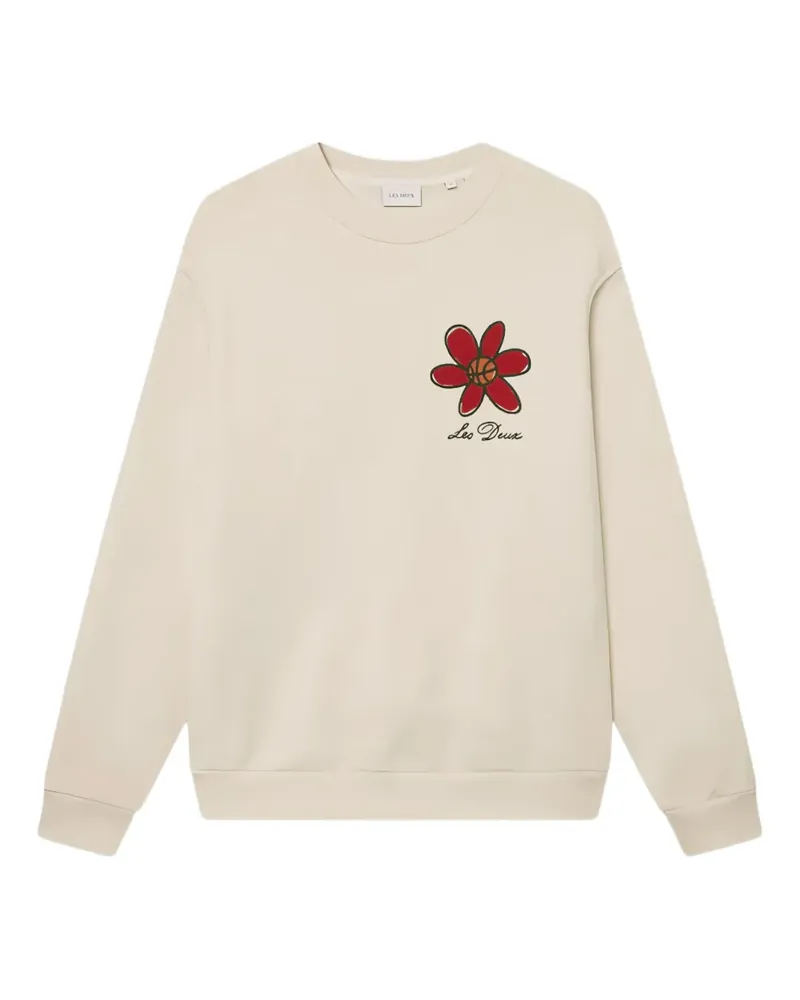 LES DEUX Flower Basket Sweatshirt - Weiß Weiß
