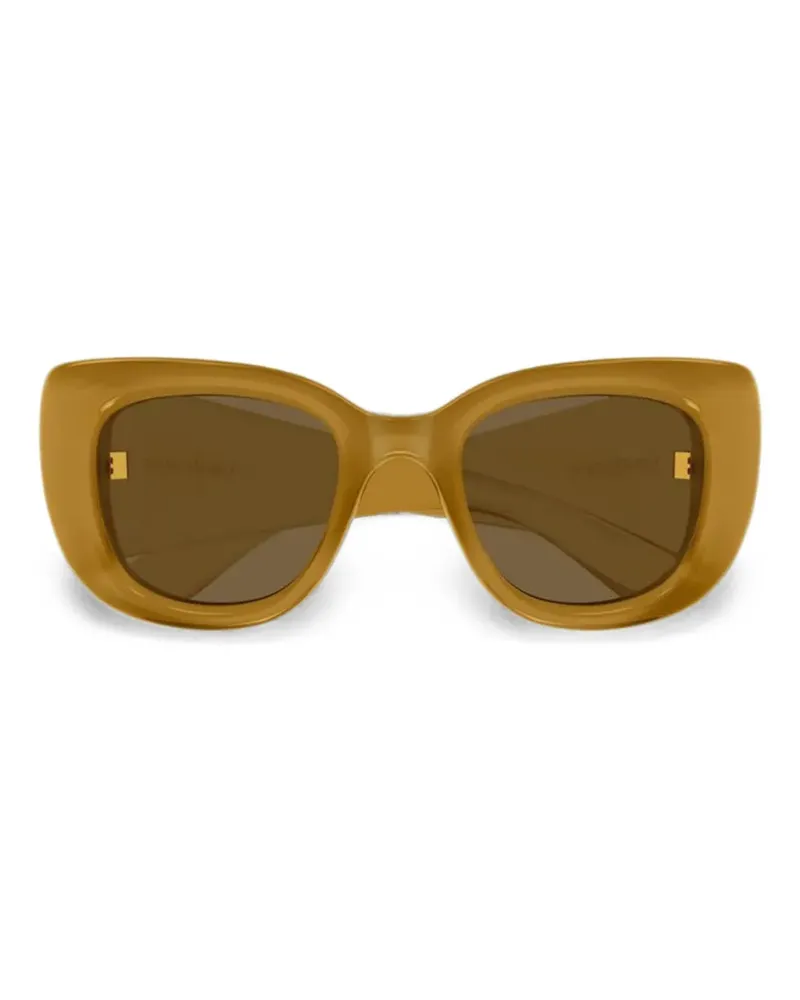 Saint Laurent Sonnenbrille mit Logo - Braun Braun