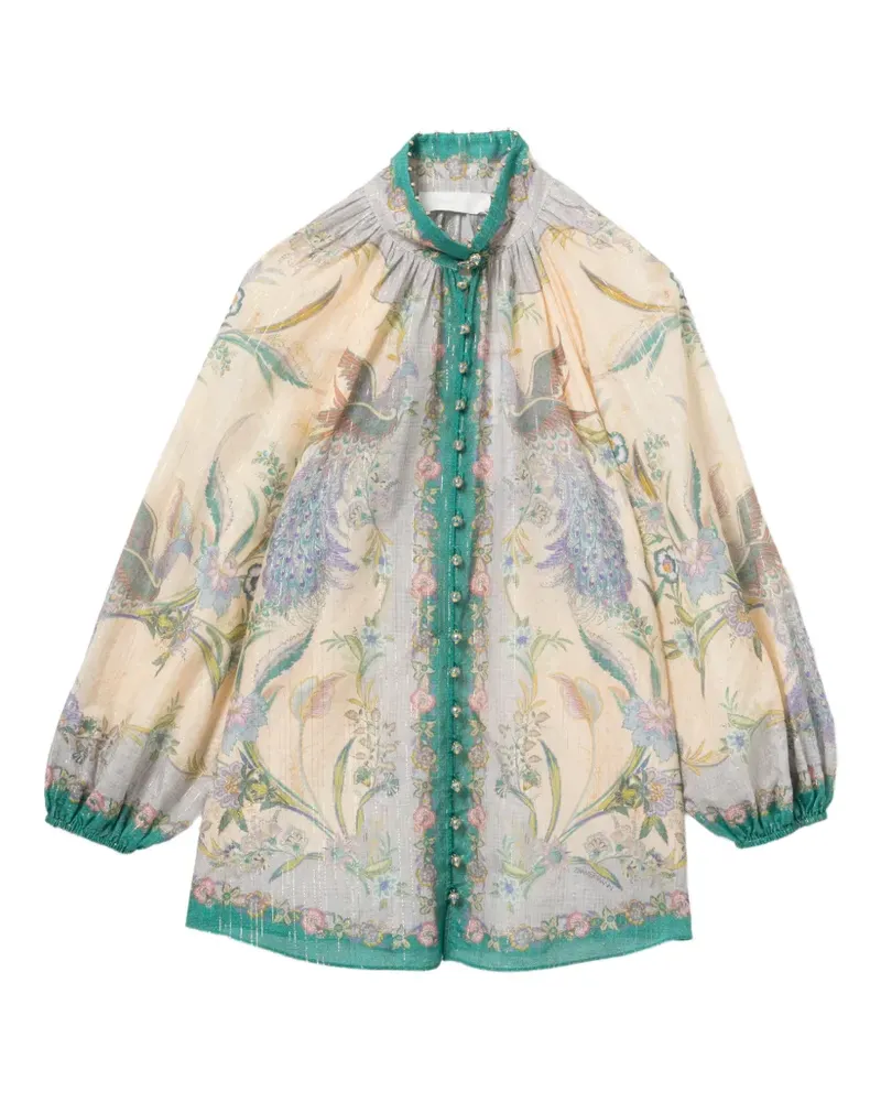 Zimmermann Indra blouse - Nude Nude