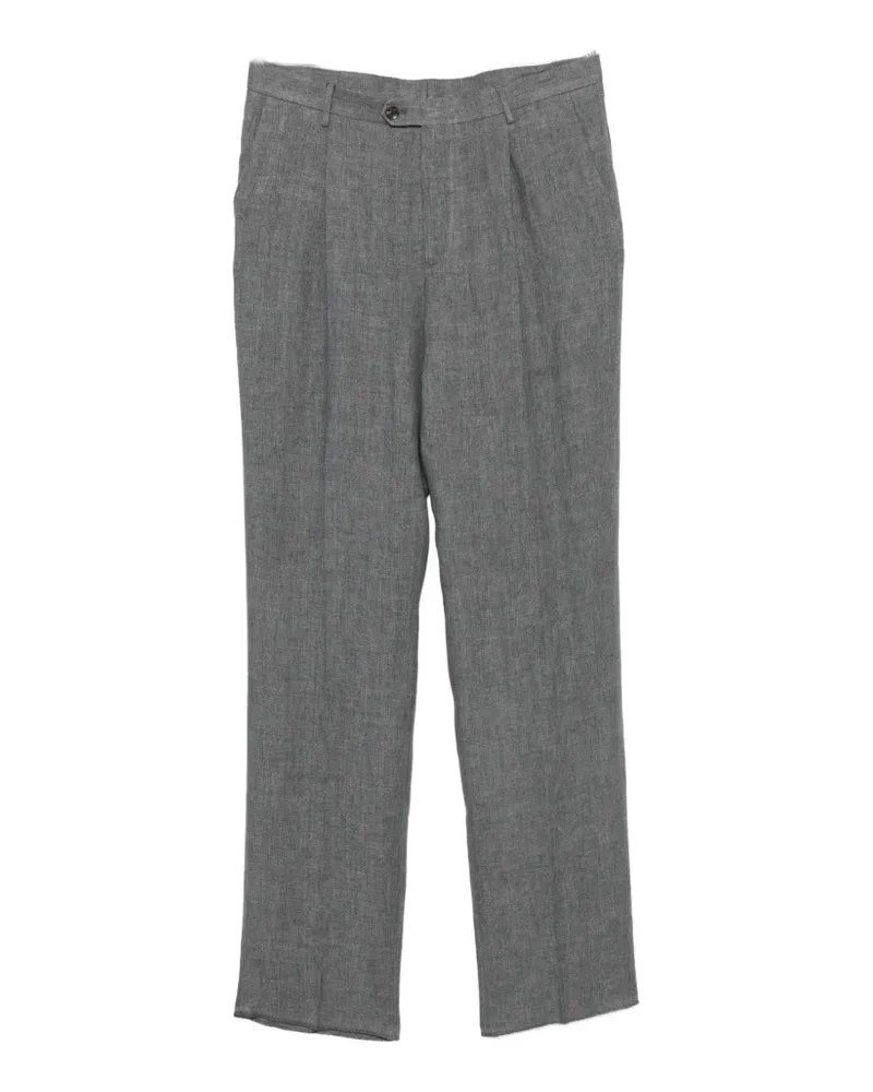 Etro pleated trousers - Grau Grau