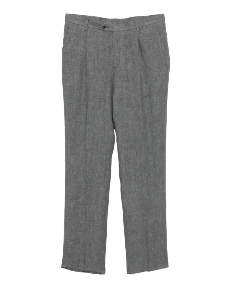Etro pleated trousers - Grau Grau