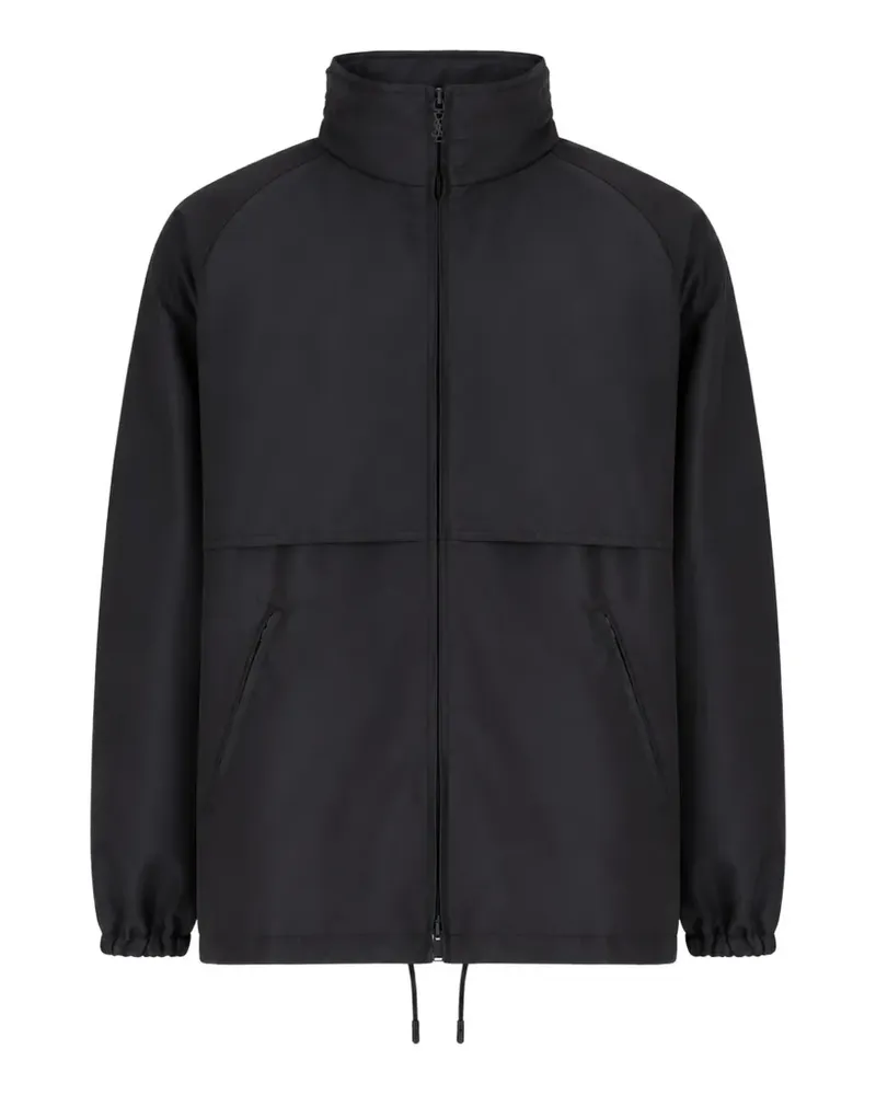 Saint Laurent Windbreaker mit Raglanärmeln - Schwarz Schwarz