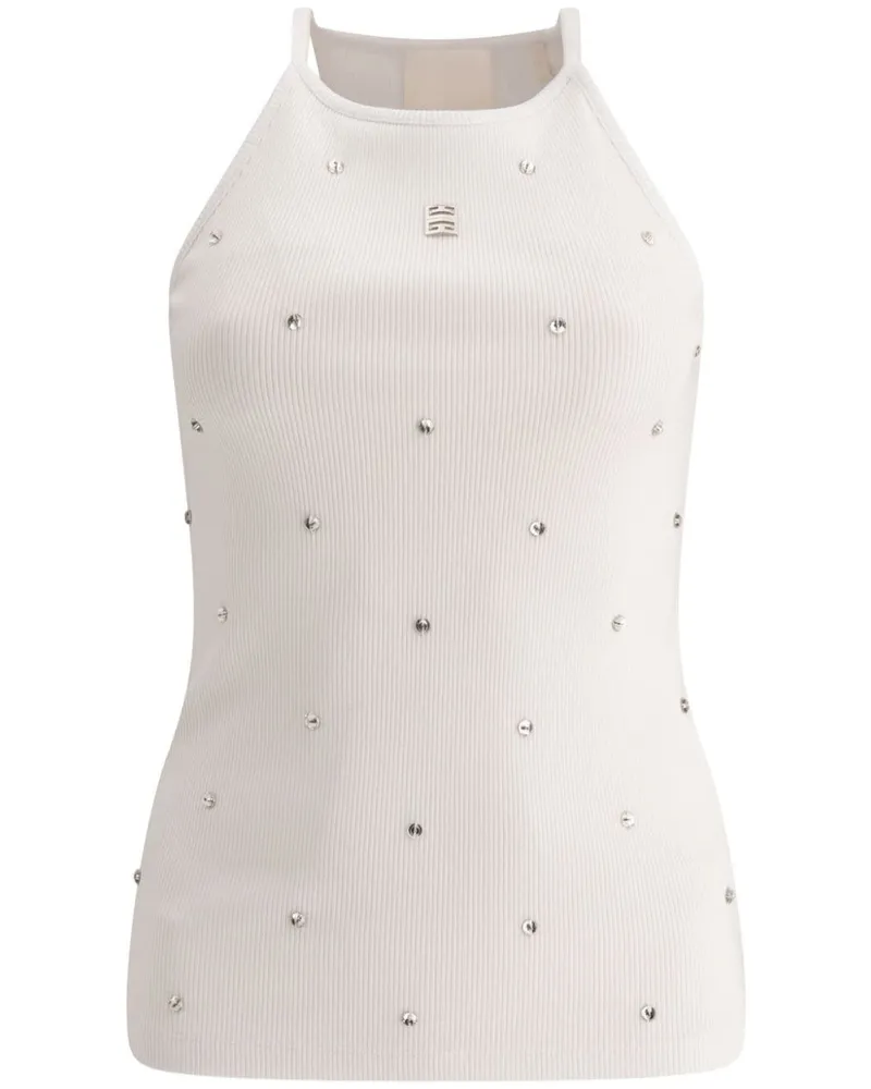 Givenchy Oberteil mit Strass - Weiß Weiß