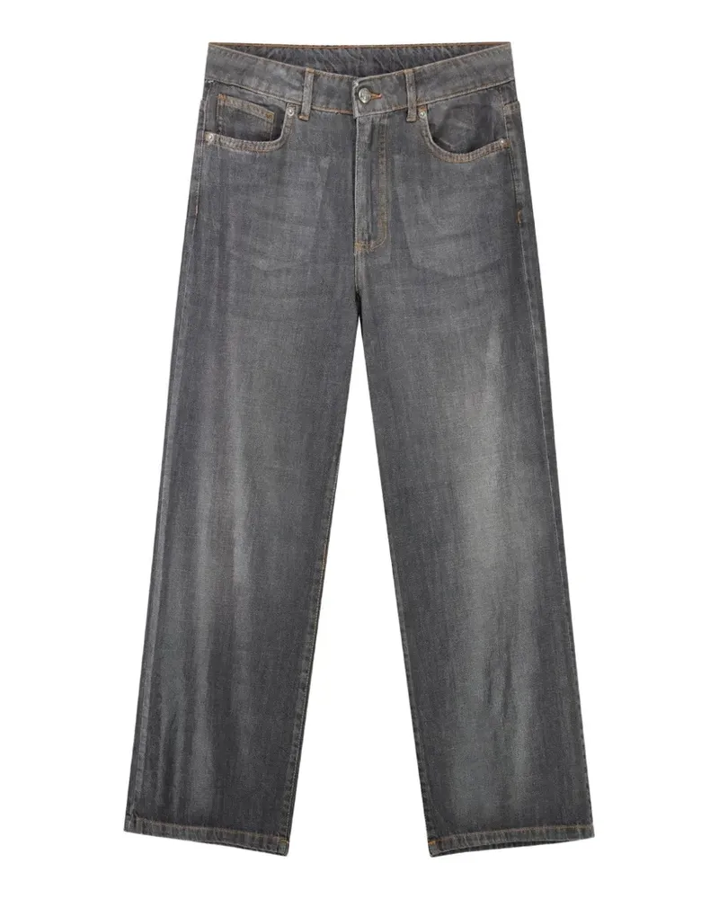 8PM Aiko Cropped-Jeans - Grau Grau