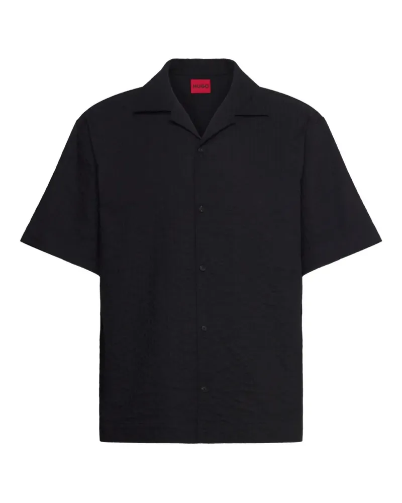 HUGO BOSS oversized-fit shirt - Schwarz Schwarz