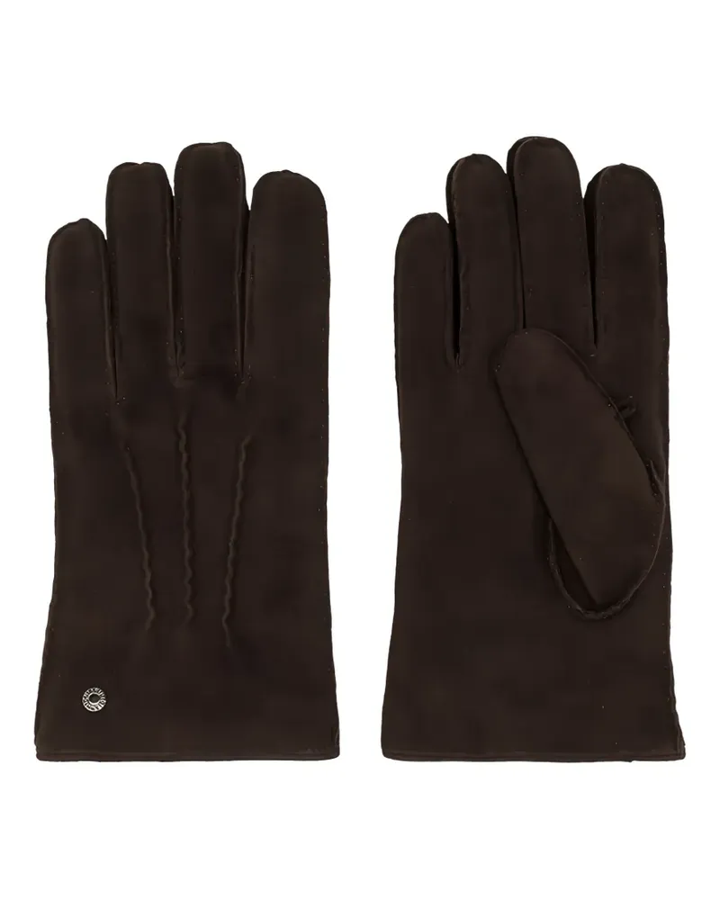 Gianni Chiarini Handschuhe aus Gamsleder - Braun Braun