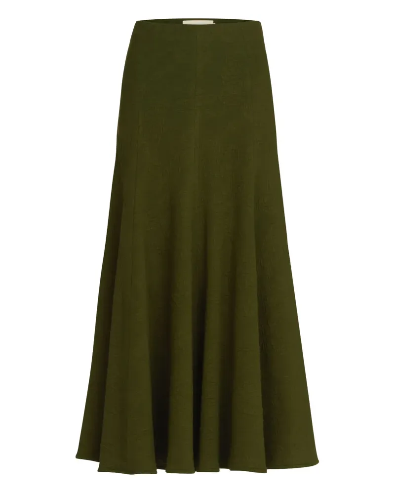 Silvia Tcherassi Gilda flared midi skirt - Grün Grün