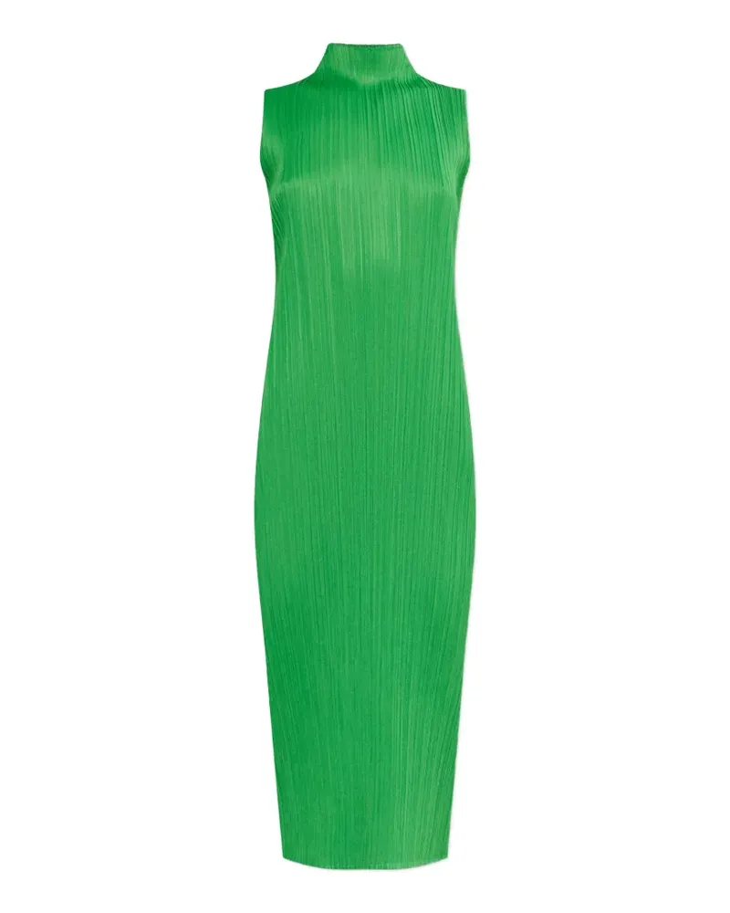 Issey Miyake April pleated midi dress - Grün Grün