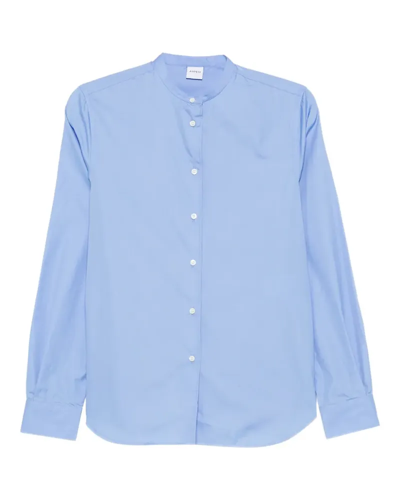ASPESI Hemd mit Stehkragen - Blau Blau